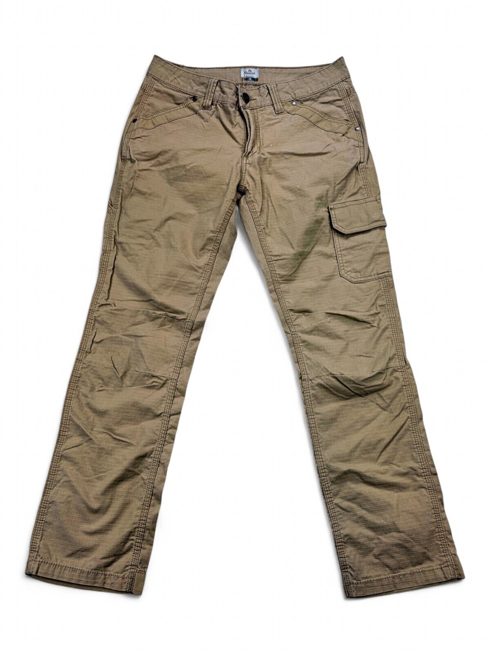 Ridgecut Toughwear Womens Cargo Pants Size 8 Khaki Tan‎ Utility Work Trousers